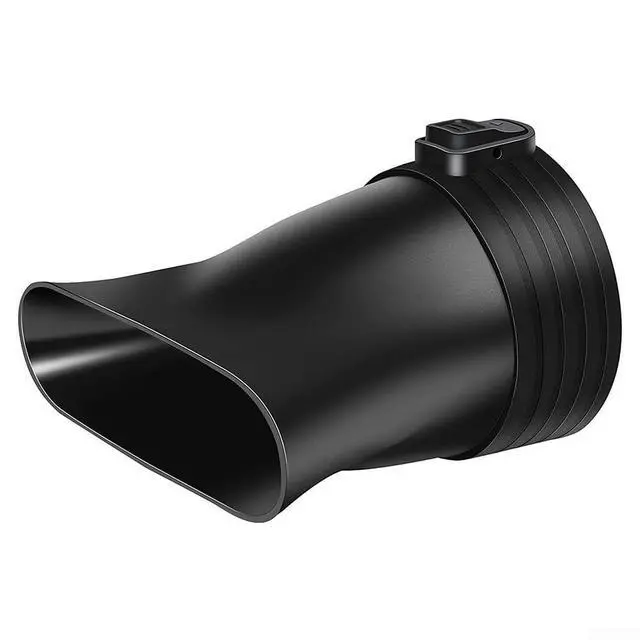 Alt view image 3 of 7 - For EGO AN5300 Flat Nozzle, Blower Attachment For 530V Cordless Leaf Blower LB5300 LB5302, 575 CFM Focused Airflow ABS Black