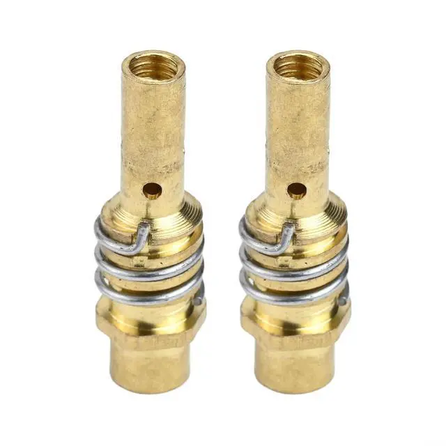 Alt view image 5 of 6 - For 15AK Welding Accessory Kit, 0.8mm Copper for contact Tips, Flux Core Gasless Nozzle, Tips Holder Diffuser For MIG MB14 MB15 Torch, 15PCS