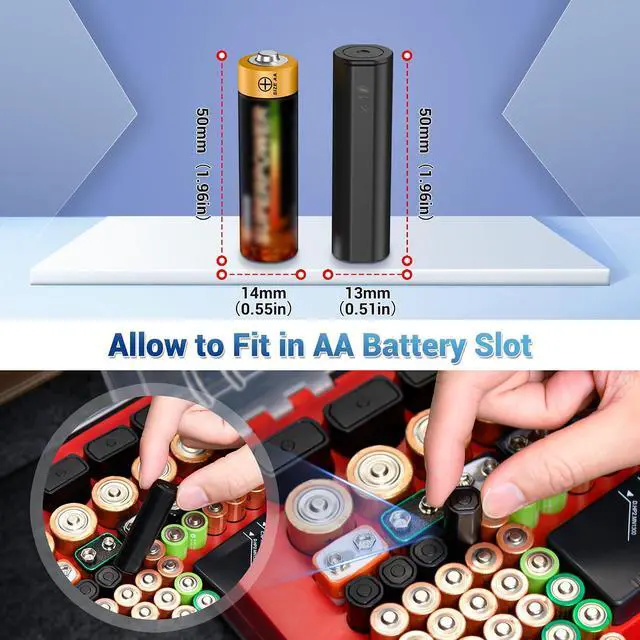 Alt view image 2 of 7 - LR41 Holder + LR44 HolderButton Round Battery Storage