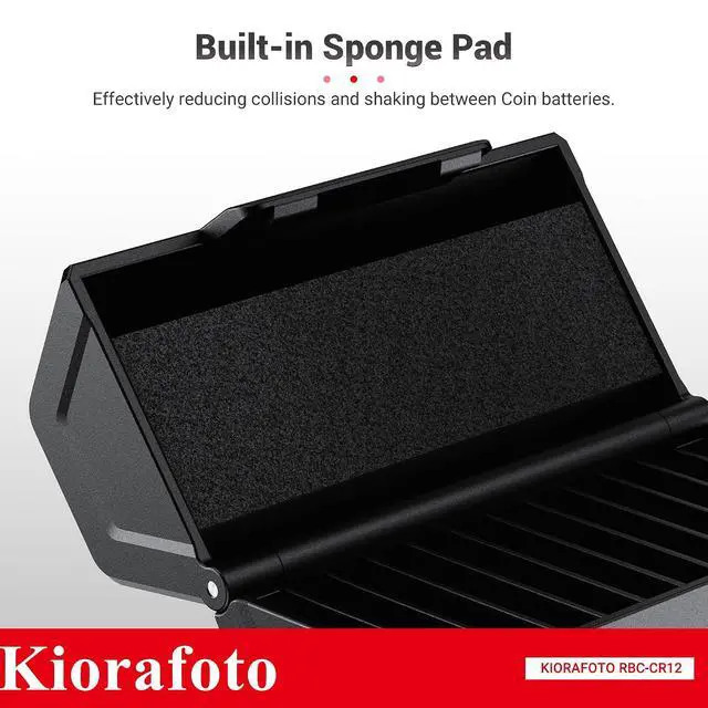 Alt view image 4 of 7 - CR2032 Case + LR44 HolderCR2032 Case with Button Round Battery Storage Case
