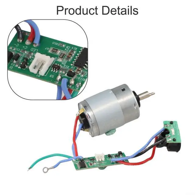 Alt view image 3 of 7 - For WAHL Hair Motor Motherboard Replacement Fits Models 8504 8148 8591 8509 1919 859 Electric Trimmer Internal Component 6500RPM 7200RPM(7200RPM)