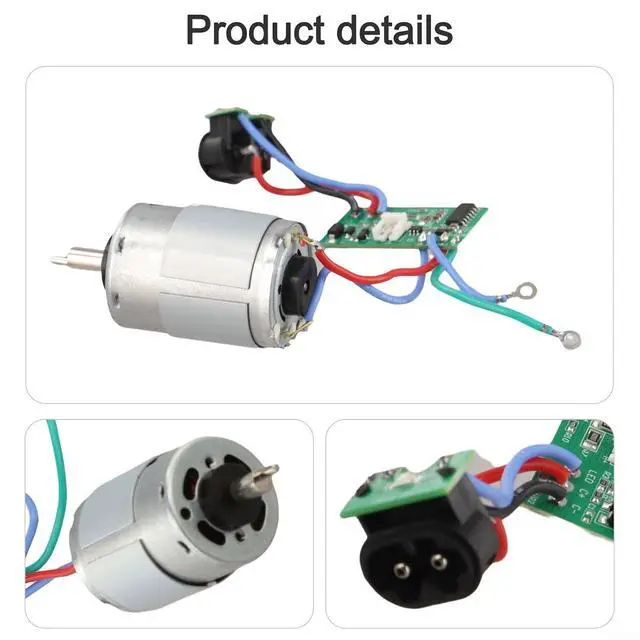 Alt view image 4 of 7 - For WAHL Hair Motor Motherboard Replacement Fits Models 8504 8148 8591 8509 1919 859 Electric Trimmer Internal Component 6500RPM 7200RPM(7200RPM)