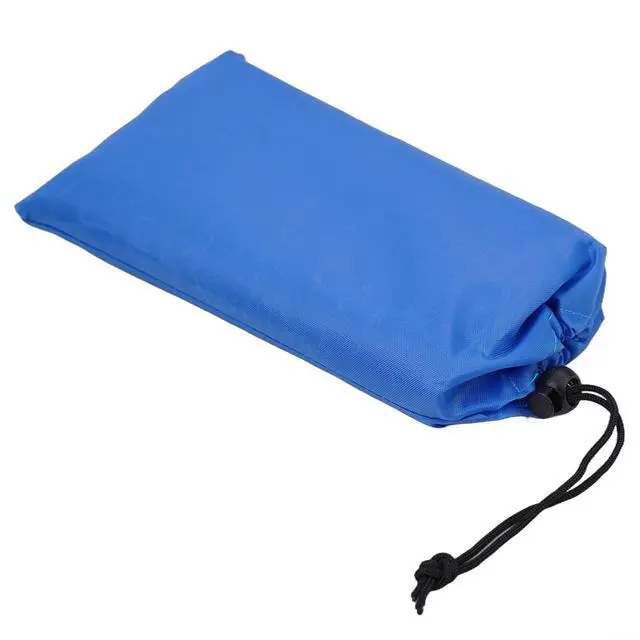 Alt view image 5 of 7 - Tent Tarp 210T Polyester Waterproof Rain Sun Shade Shelter with 6 Tie Points for Camping Hiking Beach Picnic Awning Cover Red (Blue 150x210CM)