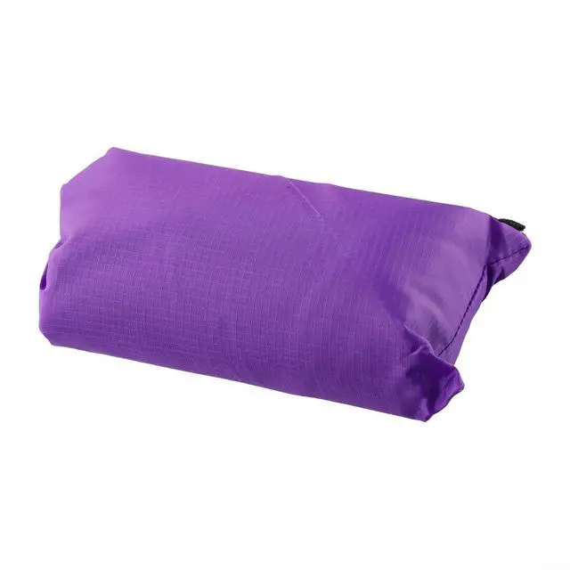 Alt view image 6 of 7 - Tent Tarp 210T Polyester Waterproof Rain Sun Shade Shelter with 6 Tie Points for Camping Hiking Beach Picnic Awning Cover Red (Purple 140x200CM)