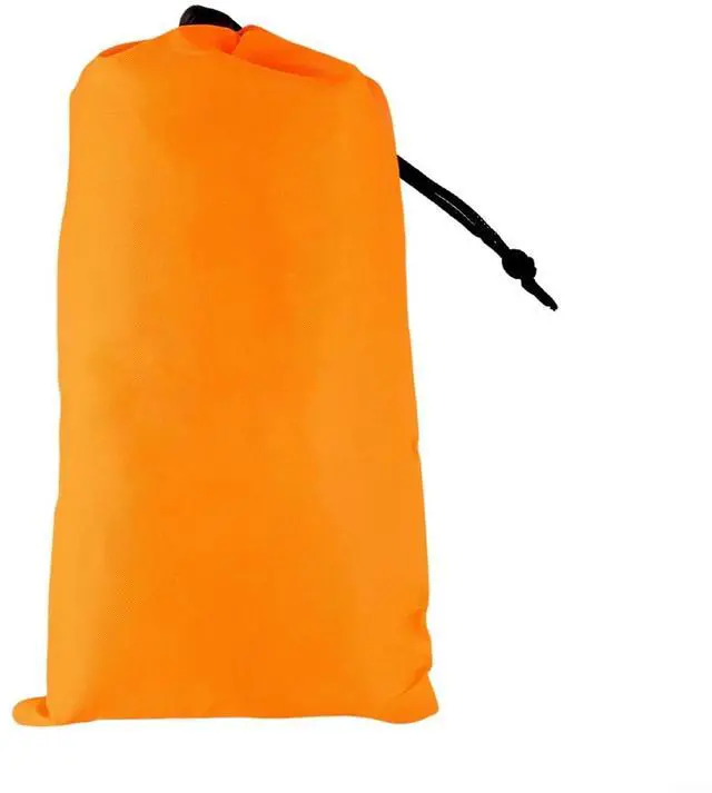 Main image of Tent Tarp 210T Polyester Waterproof Rain Sun Shade Shelter with 6 Tie Points for Camping Hiking Beach Picnic Awning Cover Red (Orange 150x210CM)