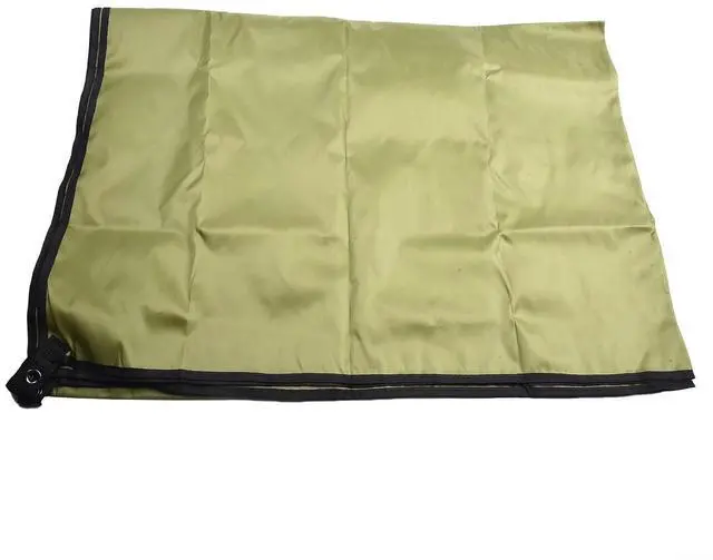 Main image of Tent Tarp 210T Polyester Waterproof Rain Sun Shade Shelter with 6 Tie Points for Camping Hiking Beach Picnic Awning Cover Red (Green 150x210CM)