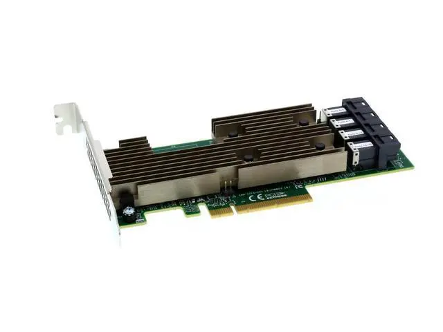 Alt view image 2 of 6 - WISDUM 9305-16i PCI-Express 3.0 x8 Low Profile SAS Host Bus Adapter
