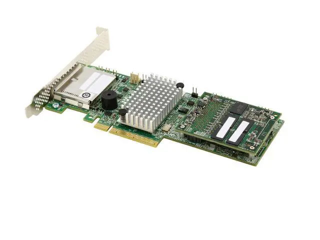 Alt view image 5 of 6 - WISDUM MegaRAID LSI00332 (9286-8e) PCI-Express 3.0 x8 Low Profile SATA / SAS RAID Controller - Single--Avago Technologies