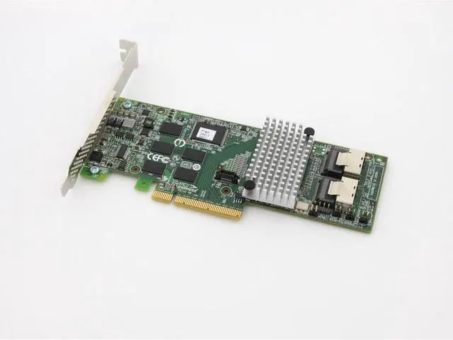 Alt view image 2 of 6 - WISDUM MegaRAID Internal Low-Power SATA/SAS 9261-8i 6Gb/s PCI-Express 2.0 w/ 512MB onboard memory RAID Controller Card, Single--Avago Technologies
