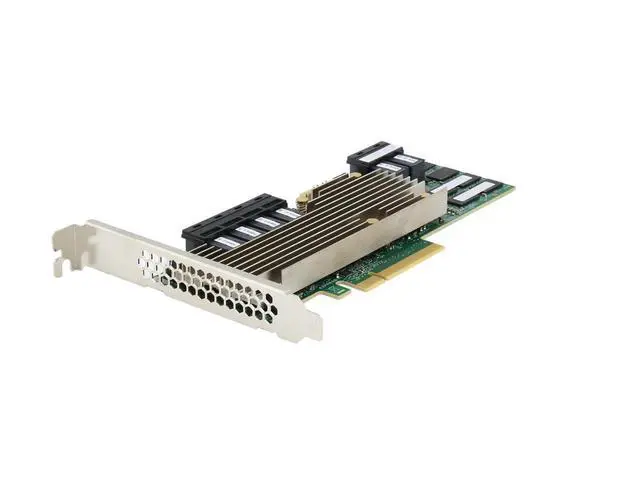 Alt view image 2 of 6 - WISDUM 9361-24i x8 lane PCI Express 3.0 Low Profile SATA / SAS High Port Count 12Gb/s PCI Express SATA + SAS RAID Controller