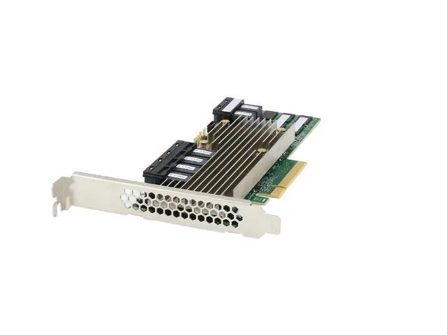 Alt view image 3 of 6 - WISDUM 9361-24i x8 lane PCI Express 3.0 Low Profile SATA / SAS High Port Count 12Gb/s PCI Express SATA + SAS RAID Controller