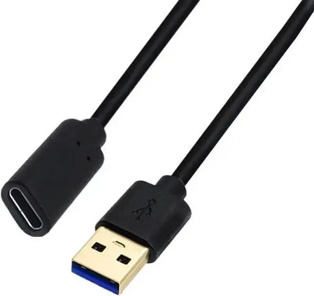 Alt view image 3 of 4 - AV Converter WISDUM USB A to USB C Cable USB 3.0 Type A Male to USB 3.0 Type C (USB-C) Female Data & Charging Converter Adapter for Laptop and PC (1M/3.3Feet)