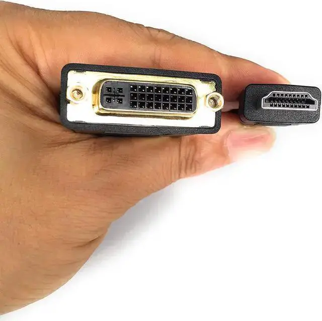 Alt view image 4 of 5 - AV Converter WISDUM HDMI to DVI Cable Bi-Directional HDMI Male to DVI-D(24+1) Female Adapter 4k DVI to HDMI Conveter (1 Pack DVI-D)