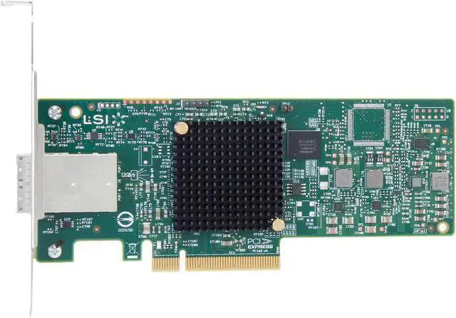 Alt view image 3 of 4 - RAID Controller WISDUM 9300-8e PCI-Express 3.0 SATA / SAS 8-Port SAS3 12Gb/s HBA - Single--Avago Technologies