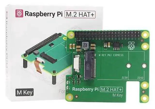 Alt view image 2 of 3 - IoT Board WISDUM Raspberry PI 5 M.2 HAT+ PCIE Expansion Board 128GB SSD kit with heat sink and case