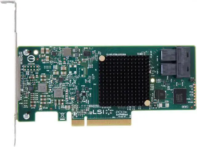 Alt view image 2 of 3 - RAID Controller WISDUM 9300-8i PCI-Express 3.0 SATA / SAS 8-Port SAS3 12Gb/s HBA - Single--Avago Technologies