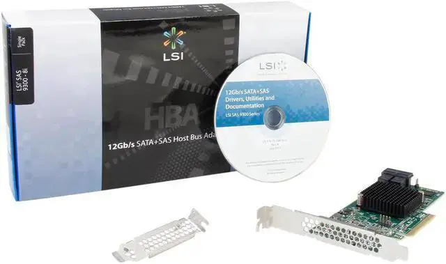 Alt view image 3 of 3 - RAID Controller WISDUM 9300-8i PCI-Express 3.0 SATA / SAS 8-Port SAS3 12Gb/s HBA - Single--Avago Technologies