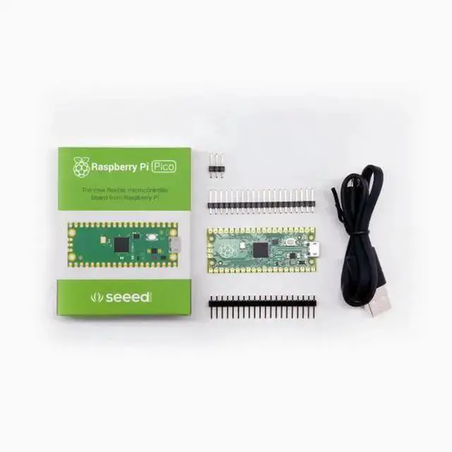 Alt view image 2 of 3 - IoT Board WISDUM RP2040 chip Raspberry Pi Pico single-chip Microcomputer Development board Kit with ribbon cable, data cable