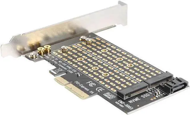 Main image of Network Adapter WISDUM M.2 NVME Add On Card PCIE to M2/M.2 Adapter SATA NGFF PCIe NVMe M Key B Key M+B Key SSD to PCI-E 3.0 X4 Expansion Card