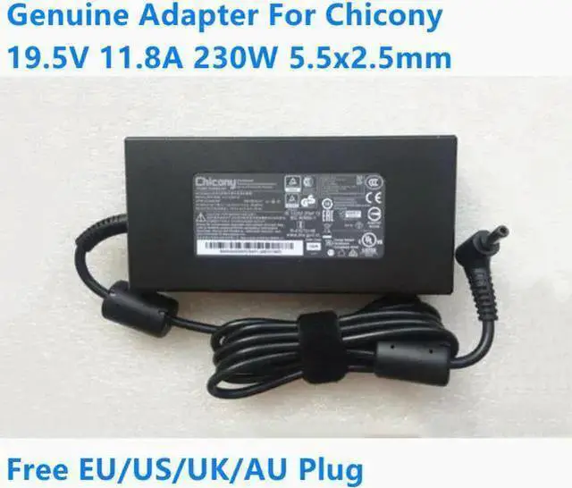 Main image of Gadget WISDUM Chicony A17-230P1A 19.5V 11.8A 230W A230A015P AC Adapter For Hasee Laptop Power Supply Charger