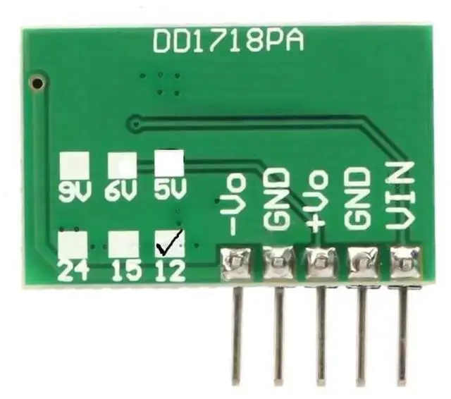 Alt view image 5 of 5 - Gadget WISDUM 2pcs DD1718PA DC-DC Voltage Converter Module DC 3V-18V to ±5V/±6V/±9V/±12V/±15V/±24V Voltage Convert Board DC Step Up Boost Power Module (12V)