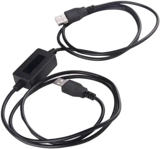 Main image of Power Cable WISDUM FTDI Chip Dual USB 2.0 TTL Converter Null Modem Crossover USB Link Bridge PC Communication Cable