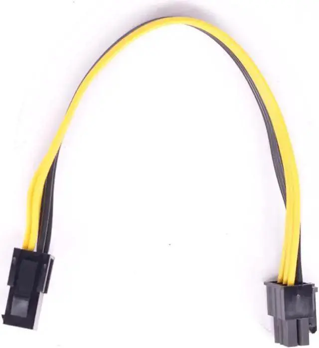 Alt view image 2 of 4 - Power Cable WISDUM PCIe 6Pin Male to CPU 4Pin Female Power Conversion Cable ATX 12V 4 Pin to PCI express 6 Pin Power Supply Cable 18AWG