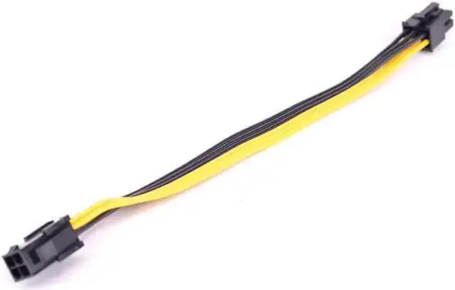Alt view image 3 of 4 - Power Cable WISDUM PCIe 6Pin Male to CPU 4Pin Female Power Conversion Cable ATX 12V 4 Pin to PCI express 6 Pin Power Supply Cable 18AWG
