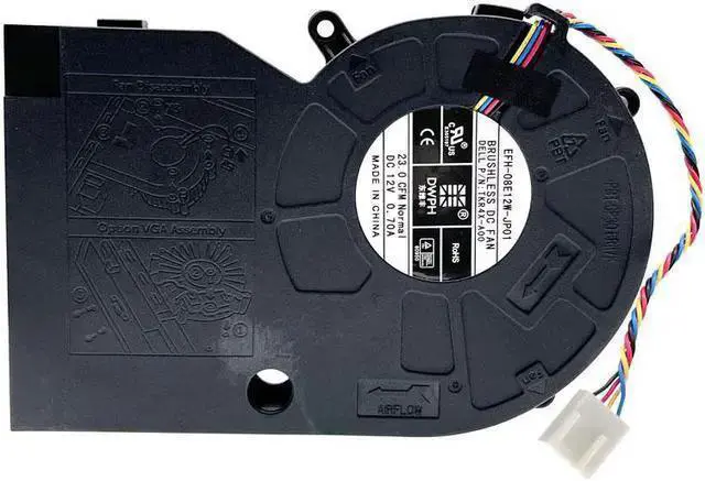 Alt view image 2 of 4 - Gadget WISDUM EFH-08E12W-JP01 TKR4X-A00 Fan Radiator Cooler for Optiplex 3050 5050 CPU Cooling Fan 0TKR4X 7D86K 07D86K