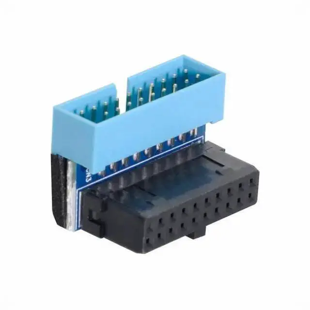 Main image of Gadget WISDUM Up Angled USB 3.0 20Pin 19Pin Male to Female Extension Adapter 90 Degree for Motherboard Mainboard