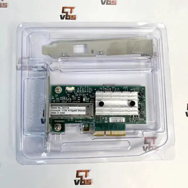Alt view image 3 of 4 - Gadget WISDUM Mellanox MCX311A-XCAT ConnectX-3 EN 10G Ethernet CX311A 10GbE SFP+ PCIe NIC Server Adapter