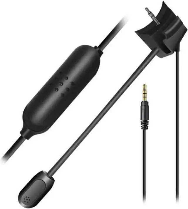 Alt view image 2 of 4 - Power Cable WISDUM Portable Video Microphone Mic 3.5mm Plug Active Noise Reduction Office School for QC35 QC35II