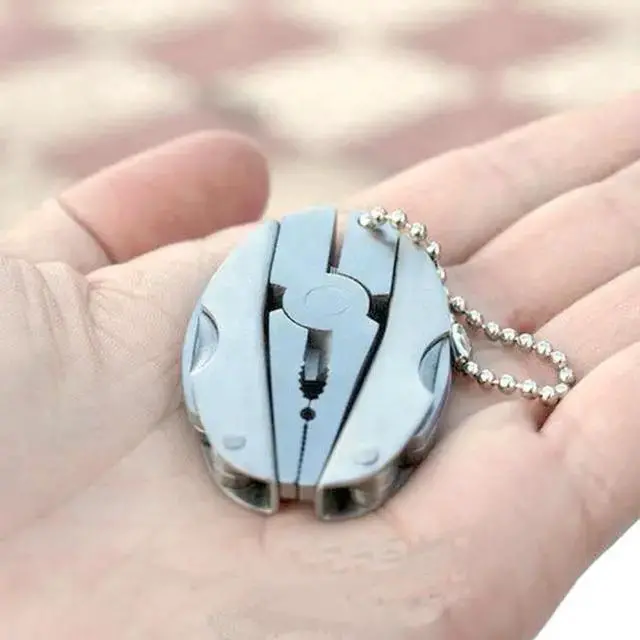 Main image of Power Cable WISDUM Stainless Steel Outdoor Portable Multitool Pliers Knife Keychain Screwdriver Multi Tools Mini Pliers Herramientas Multi Tool