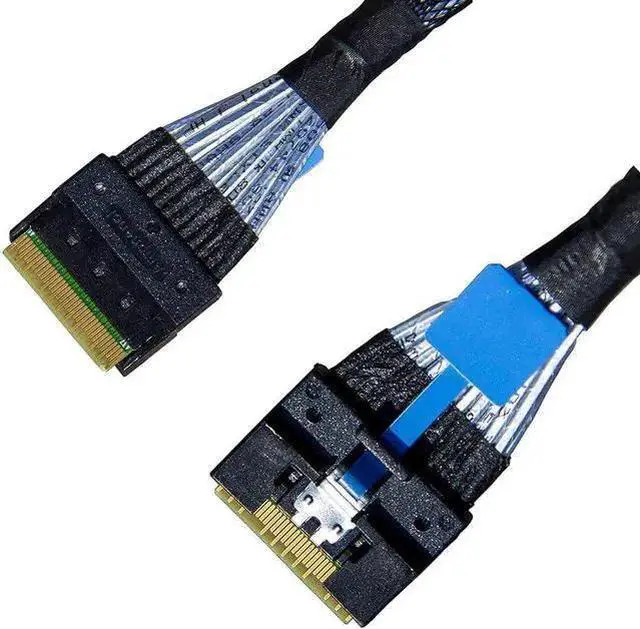 Alt view image 5 of 5 - WISDUM SlimSAS X8 to 8*SATA,SFF-8654 74P to 8*SATA 7P, SlimSAS Host/RAID to SATA Target HD, 85CM Cable