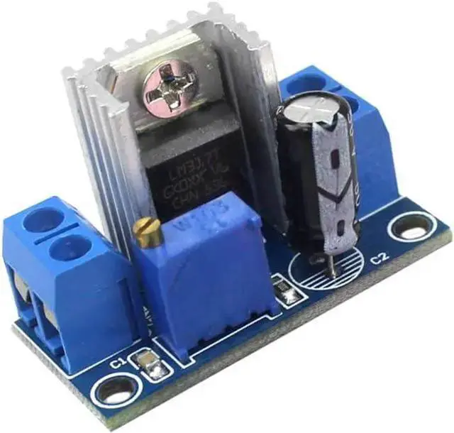 Alt view image 2 of 3 - Gadget WISDUM 10pcs LM317 DC-DC Converter Buck Step Down Circuit Board Module Linear Regulator LM317 Adjustable Voltage Regulator Power Supply