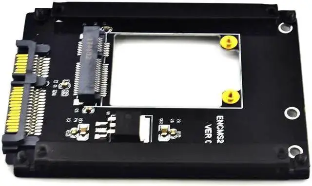 Alt view image 5 of 6 - Power Cable WISDUM mSATA to SATA Adapter Mini PCIe mSATA SSD to 2.5" SATA3 Drive Converter Card Adaptor Support Full High mSATA SSD for Computer PC