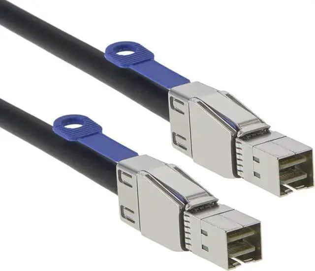 Alt view image 2 of 4 - SATA Cable WISDUM 3.3FT External HD Mini SAS SFF-8644 to SFF-8644 Cable, 1M/ Black