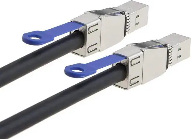 Alt view image 3 of 4 - SATA Cable WISDUM 3.3FT External HD Mini SAS SFF-8644 to SFF-8644 Cable, 1M/ Black