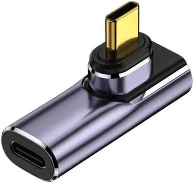Alt view image 5 of 6 - Power Cable WISDUM USB4.0 Thunderbolt3 Magnetic Adapter USB C To Type C 40Gbps 100W Fast Charging Magnet Converter Cable 8K@60Hz USB Type C Adapter(270 Degree)