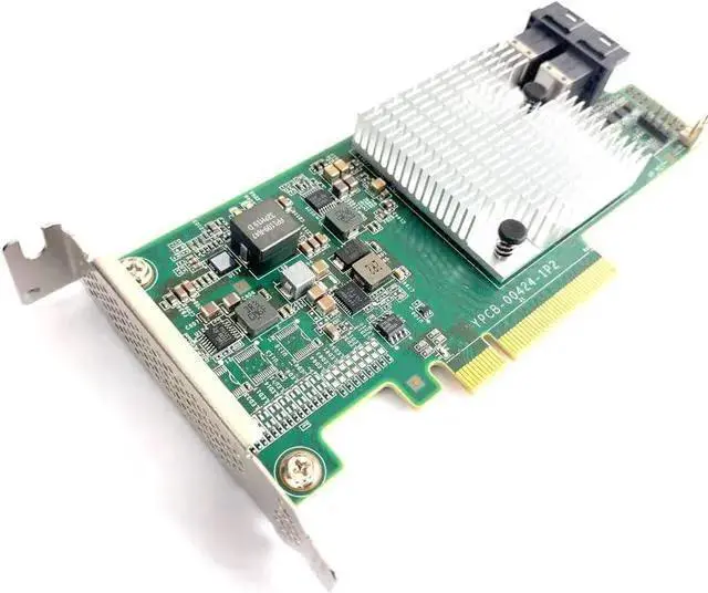Alt view image 3 of 5 - NIC Card WISDUM SAS3008 9300-8I IT-Mode HBA JBOD PCI-E 3.0 SATA/SAS 8-Port SAS3 12Gb/s ZFS FreeNAS unRAID+2* SFF-8643 SATA Cable