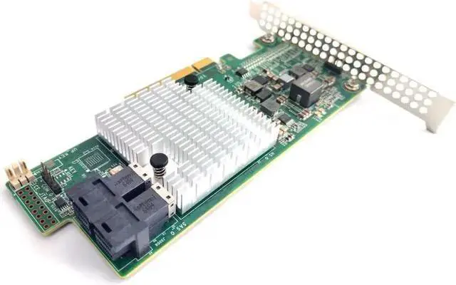 Alt view image 4 of 5 - NIC Card WISDUM SAS3008 9300-8I IT-Mode HBA JBOD PCI-E 3.0 SATA/SAS 8-Port SAS3 12Gb/s ZFS FreeNAS unRAID+2* SFF-8643 SATA Cable