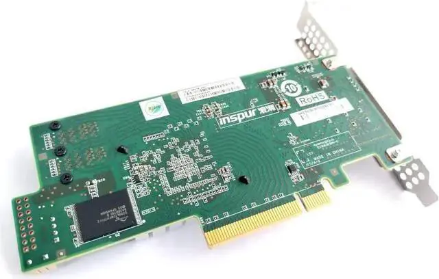 Alt view image 5 of 5 - NIC Card WISDUM SAS3008 9300-8I IT-Mode HBA JBOD PCI-E 3.0 SATA/SAS 8-Port SAS3 12Gb/s ZFS FreeNAS unRAID+2* SFF-8643 SATA Cable