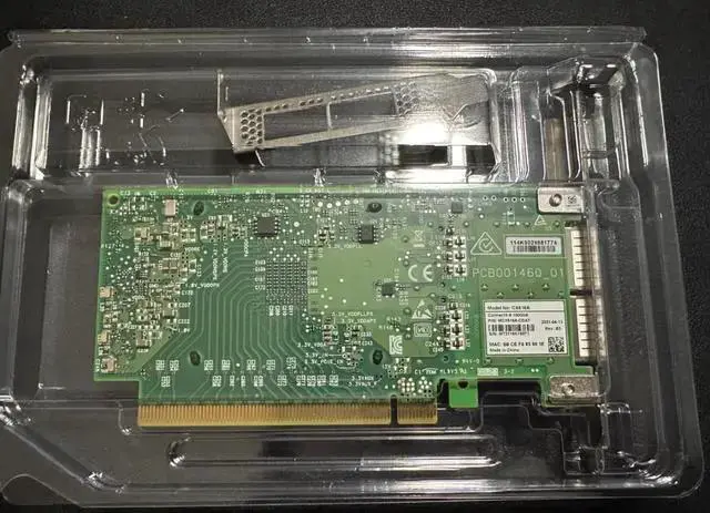 Alt view image 3 of 4 - NIC Card WISDUM Mellanox Technologies MCX516A-CDAT CONNECTX-5 EX EN Network Interface Card, 100GBE Dual-Port QSFP28, PCIE4.0 X16, T