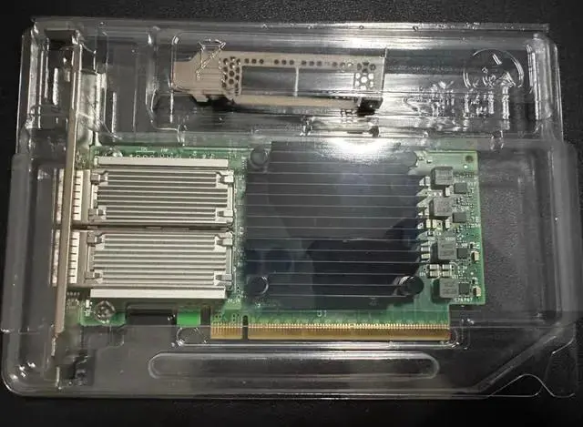 Alt view image 2 of 4 - NIC Card WISDUM Mellanox Technologies MCX516A-CDAT CONNECTX-5 EX EN Network Interface Card, 100GBE Dual-Port QSFP28, PCIE4.0 X16, T