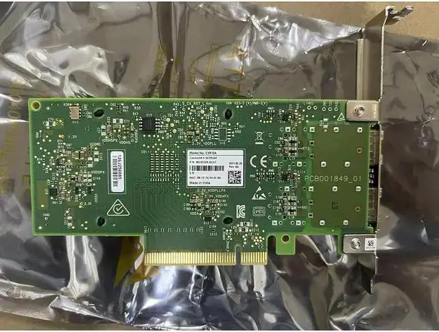 Alt view image 2 of 6 - NIC Card WISDUM New NIC CX512A MCX512A-ACUT ConnectX-5 10/25GbE PCIe 3.0 x8 Dual Port Network Card Works Perfectly Fast Ship High Quality