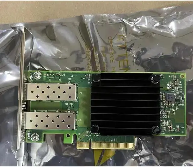 Alt view image 3 of 6 - NIC Card WISDUM New NIC CX512A MCX512A-ACUT ConnectX-5 10/25GbE PCIe 3.0 x8 Dual Port Network Card Works Perfectly Fast Ship High Quality