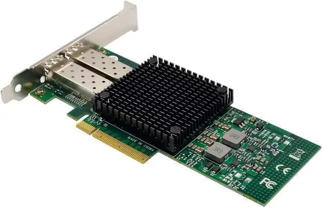 Alt view image 3 of 7 - NIC Card WISDUM Dual-10Gb SFP+ PCI-E Network Card NIC, Mellanox ConnectX-3 PCI-e 3.0 X8 PCI Express 10 Gigabit Ethernet Server NIC (ST7286-10GB)