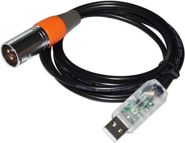 Main image of Power Cable WISDUM FT232RL USB TO XLR 3PIN MALE CONVERTER RS485 SERIAL CABLE FOR XTA AUDIO PROCESSOR COMMUNICATION TO PC I/O K2-ADE ADAPTER (Color A) Cable length:(1.8M)