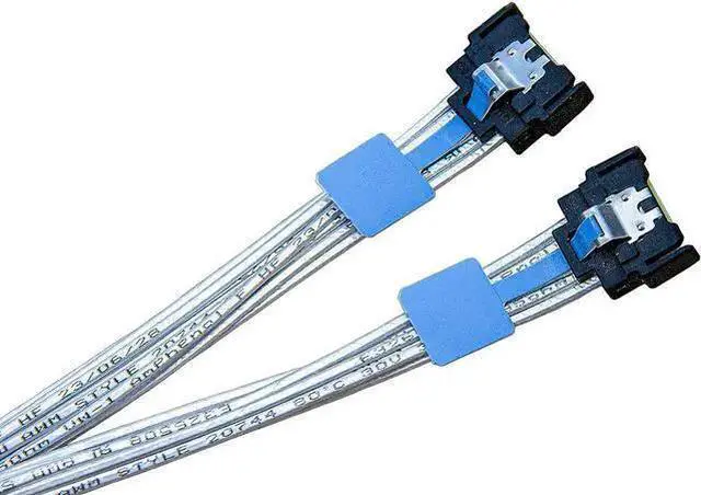 Alt view image 3 of 5 - SATA Cable WISDUM SlimSAS x8 to 2*MCIO x4,SFF-8654 74Pin to 2*SFF-TA-1016 38Pin,PCIe Gen5 Mini Cooledge IODouble Straight Cable 80CM(CBL-SAST-0953)