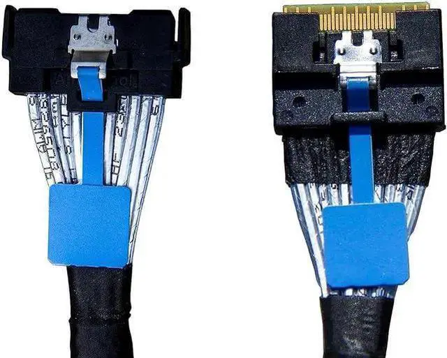 Main image of SATA Cable WISDUM MCIO x8 to SlimSAS x8,SFF-TA-1016 74Pin to SFF-8654 74Pin,PCIe Gen5 Mini Cooledge IODouble Straight Cable 100CM (CBL-MCIO-1270S4T2)